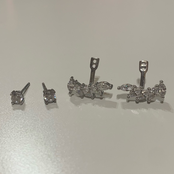 2 in 1 Earrings - Picture 3 of 8